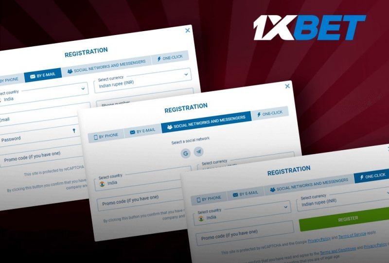 1xbet login into the account.