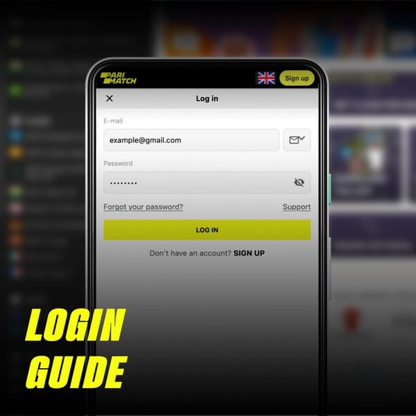 Parimatch app login guide.