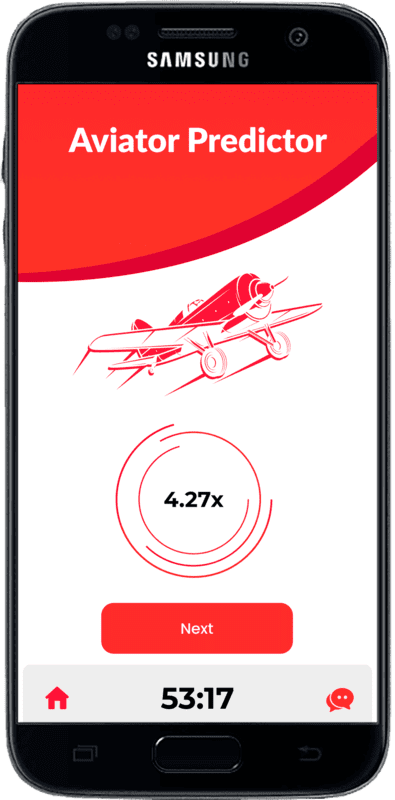 Aviator predictor app launched oh the phone.