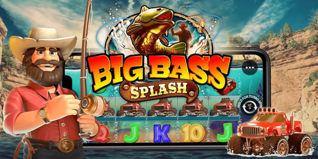 Big Bass Splash game main screen.