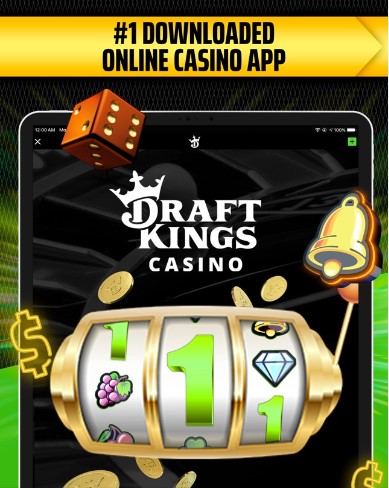 Draftkings casino app collage.