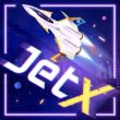 JetX logo of the game.