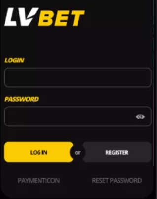 LVbet app login process.