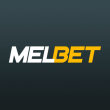 MelBet app logo.