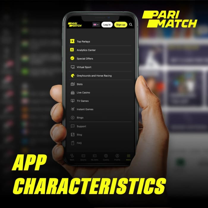 Parimatch app download on your mobile.