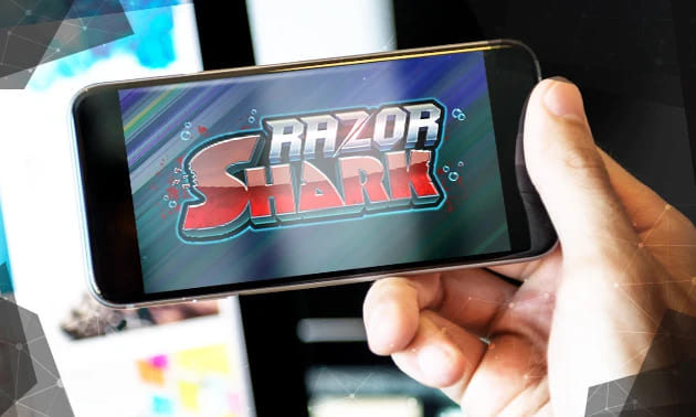 Razor Shark app launched on the mobile phone.