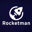 Rocketman logo of the game.