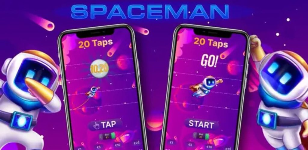 Spaceman app launched on two mobile phones.