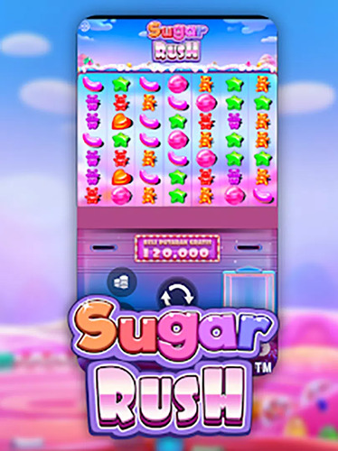 Sugar Rush game app launched on the phone.