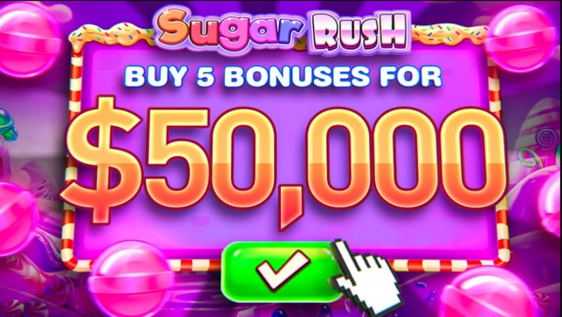 Sugar Rush buy bonus promotion.