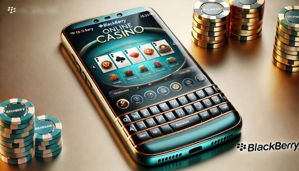 Blackberry casino app launched on the smartphone.