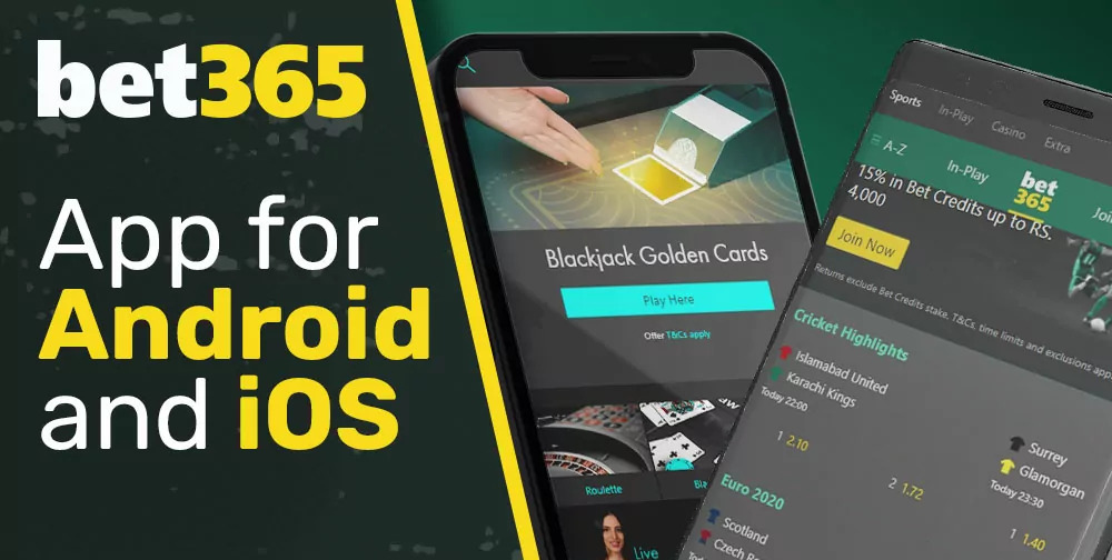 Bet365 betting app.