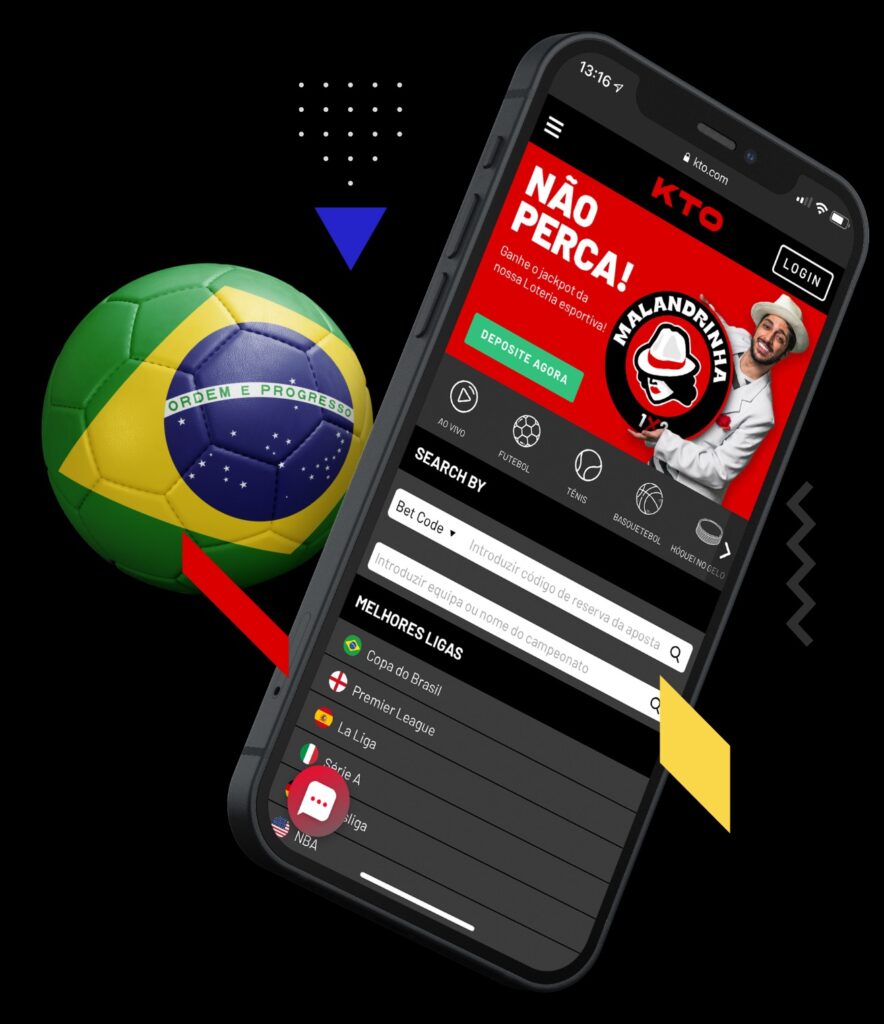 KTO móvel app Brasil.