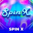 SpinX game logo.