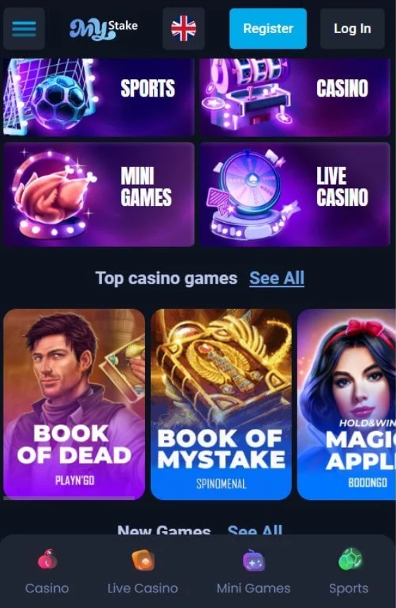 Mystake mobile games.