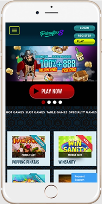 paradise 8 casino app login.